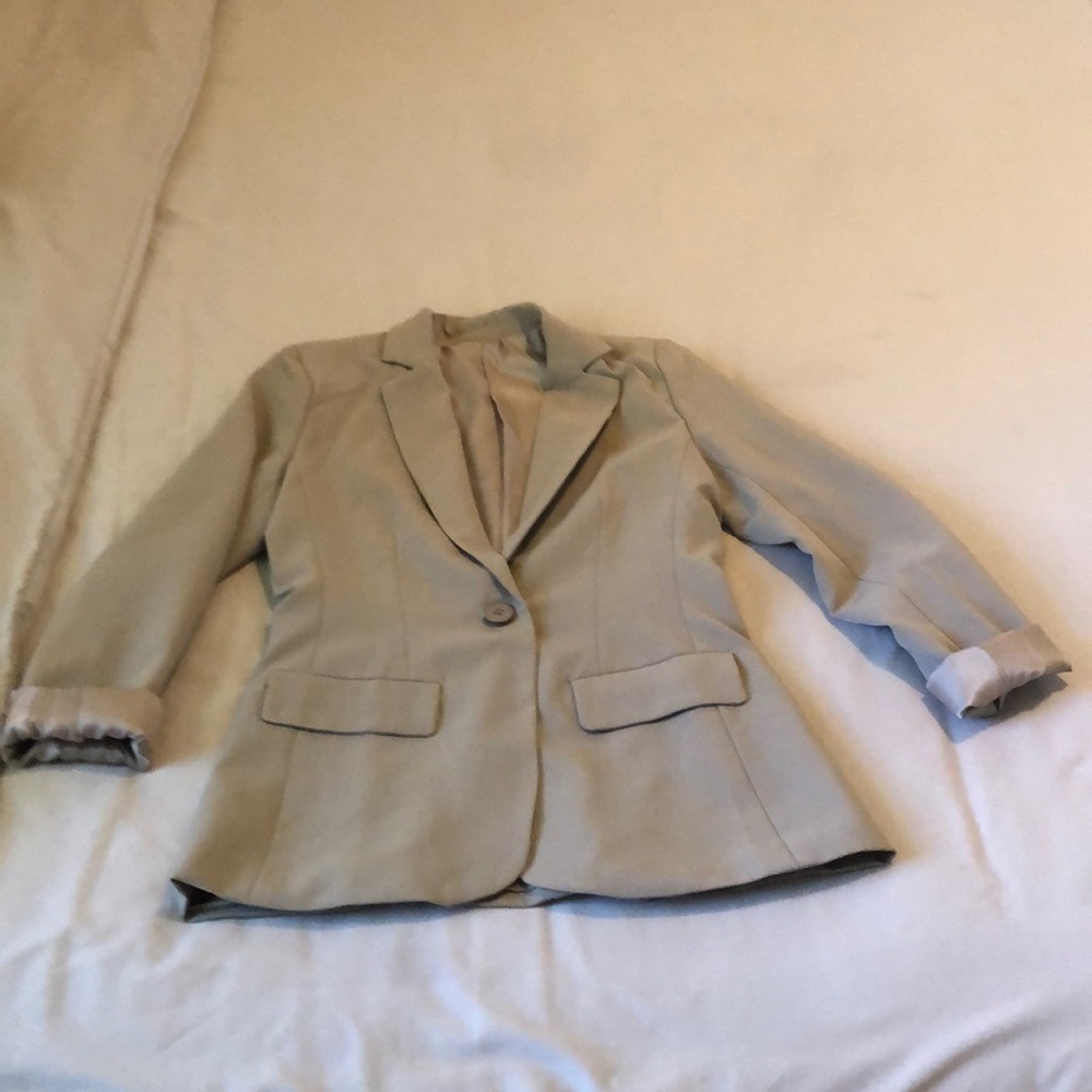 Tan blazer